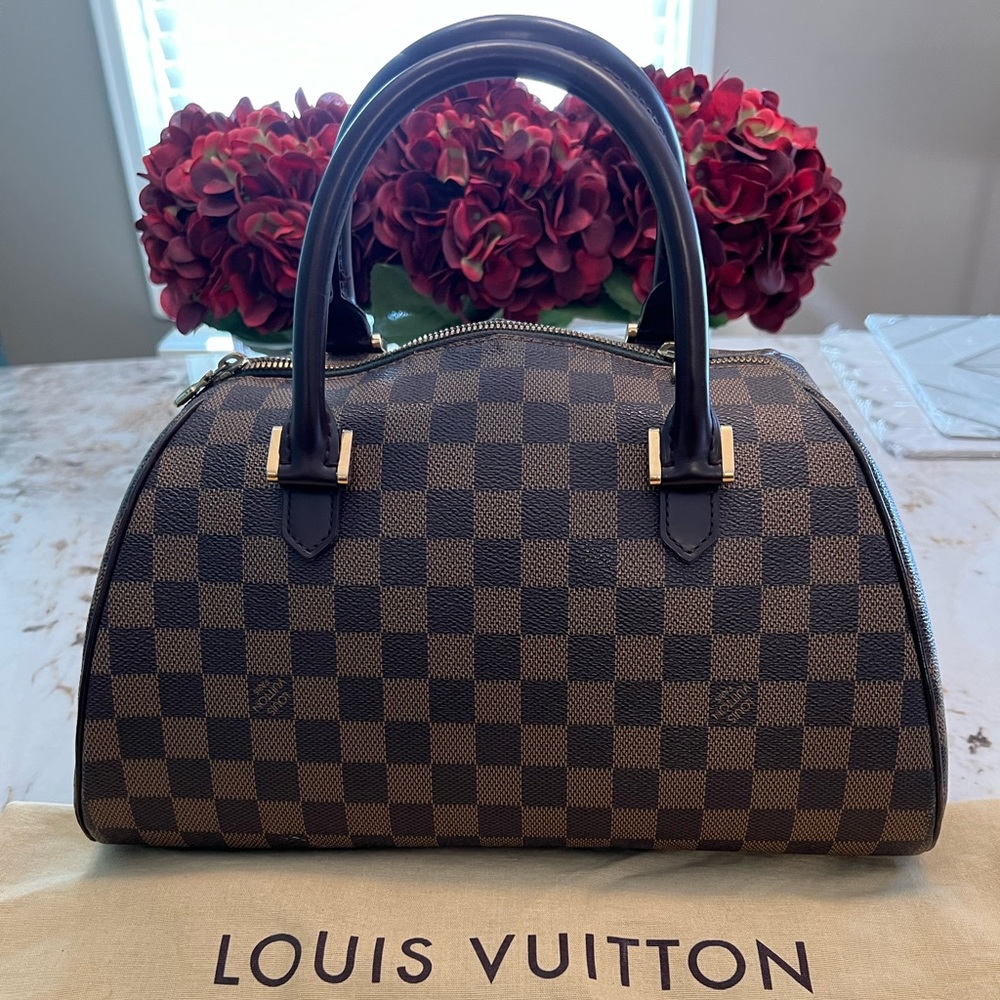 LOUIS VUITTON Ribera MM Ebene Damier Canvas